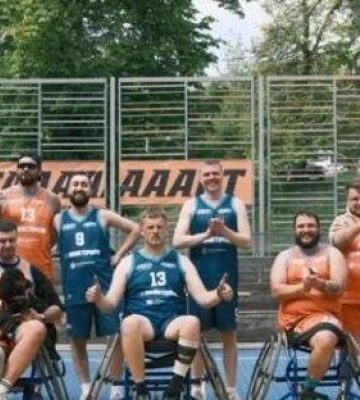 Ветерани війни зіграли баскетбол на колісних кріслах у Львові й починають заняття у навчально-тренувальному таборі