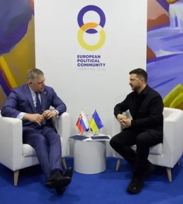 Зеленський зустрівся з Фіцо: говорили провступ України в ЄС та співпрацю в різних сферах