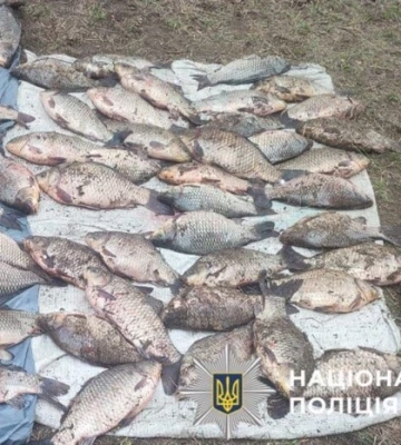 На Київщині затримано браконьєра з великим уловом 