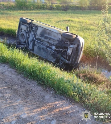 На Житомирщині внаслідок ДТП перекинувся автомобіль та загинув його водій
