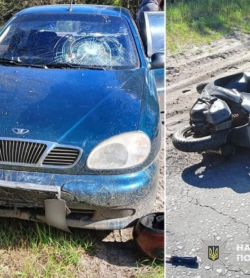 На Хмельниччині нетверезий водій вчинив ДТП, в якій постраждала літня жінка
