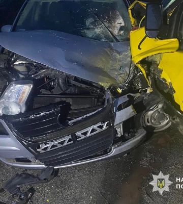 На Черкащині внаслідок ДТП потрапили до лікарні четверо людей, - поліція