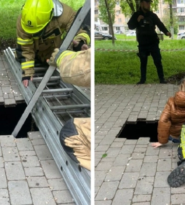 В Одесі дитина провалилася під землю посеред вулиці, - ФОТО