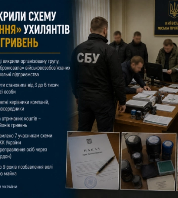 У Києві викрили схему «бронювання» ухилянтів на 50 млн гривень