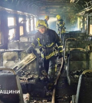 На Черкащині під час руху загорівся електропотяг з пасажирами