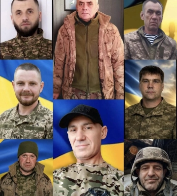 На Рівненщині провели в останню путь вісьмох захисників України