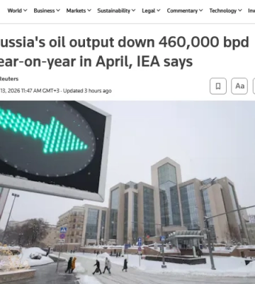 Видобуток нафти в рф впав до рівня пандемійного 2020 року – Reuters