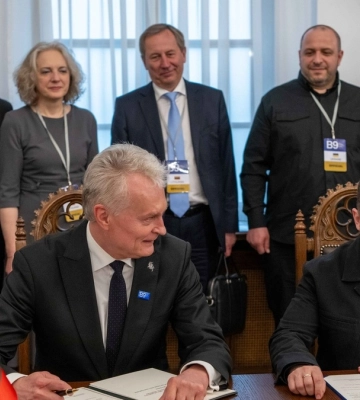 Литва и Украина заключили соглашение в сферах оборонной экспертизы и оборонной промышленности