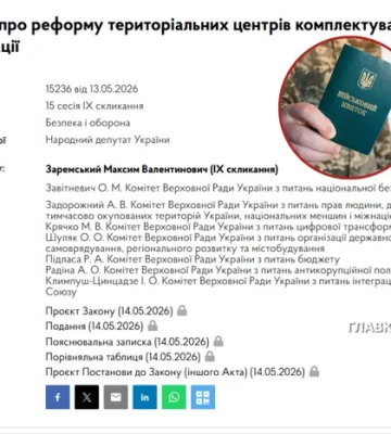 Електронні повістки і відеофіксація: зареєстровано законопроєкт про реформу ТЦК
