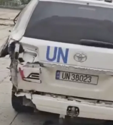 Окупанти атакували дроном автівки ООН у Херсоні: у машинах перебували дев'ять співробітників місії
