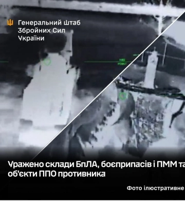 Сили оборони уразили ворожі засоби ППО та склади з боєприпасами та дронами