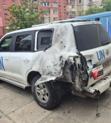 Україна закликала ООН засудити атаку РФ на гуманітарний конвой у Херсонській області