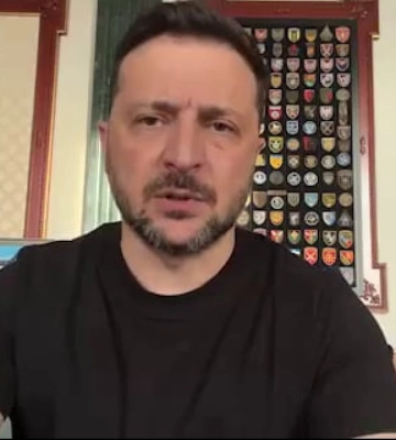 Зеленський: У Києві по будинку, за попередніми даними, було влучання російської ракети Х-101