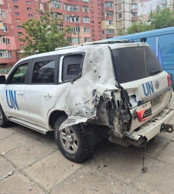 Росія прицільно атакувала гумконвой ООН на Херсонщині: Україна вимагає негайного засудження