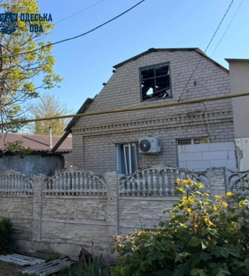 В ніч на 15 травня росія тероризувала Одещину ракетно-дроновими ударами