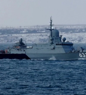Сили оборони уразили малий ракетний катер та мінний тральник окупантів