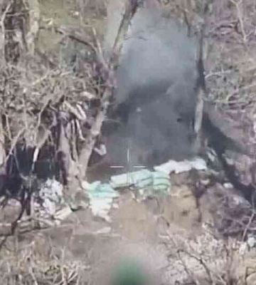 На Харьковщине пограничники устроили горячий прием вражеской пехоте