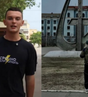 В Мелитополе местный пропагандист Никванта “вступил” в бой с “депутатом” из путинской партии