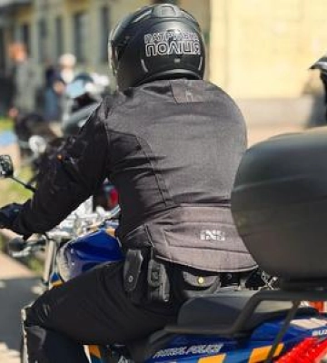 На вулиці Полтави повертається поліцейський мотопатруль