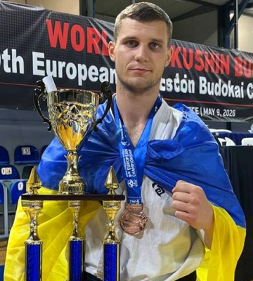Волинський нацгвардієць здобув бронзу Чемпіонату Європи з карате