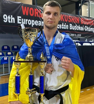 Волинський нацгвардієць став призером Чемпіонату Європи з карате