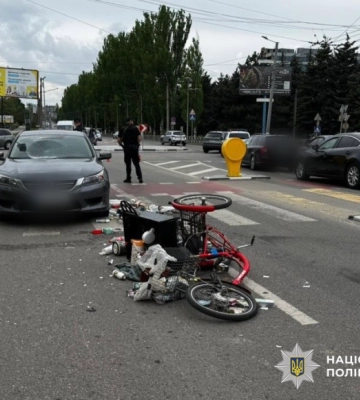 Велосипедистка постраждала в ДТП у Кропивницькому