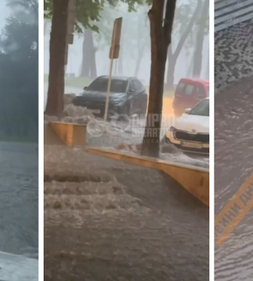 Дніпро пішов під воду: в місті затопило дороги й тротуари