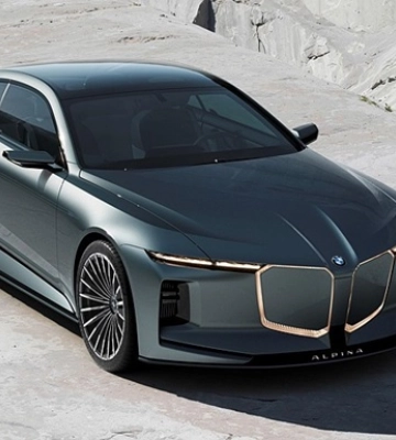 BMW представила роскошное купе Vision Alpina