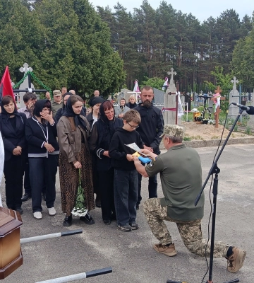 В останню путь провели Героя з Волині Олега Дерев’янчука, який зник безвісти у листопаді 2024-го