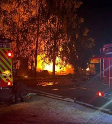 Харьков и область всю ночь атакуют БпЛА: после ряда взрывов возникли пожары