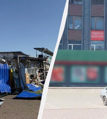 Росія влучила балістикою в центрі Прилук: пошкоджено "Епіцентр", є загиблі та 17 поранених