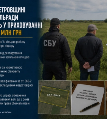 На Дніпропетровщині депутата сільради підозрюють у приховуванні землі на 17 млн грн