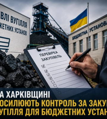 На Харківщині посилюють контроль за закупівлями вугілля для бюджетних установ
