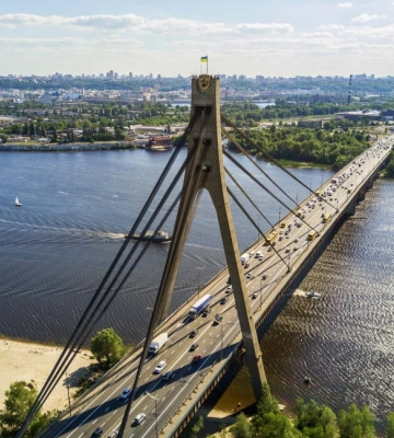 Північний міст у Києві частково перекриють через ремонт: обмеження руху