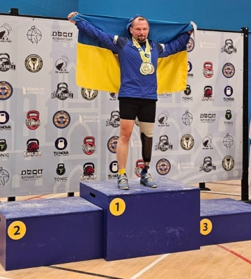 Черкаський ветеран на чемпіоном Європи з гирьового спорту здобув три золоті медалі