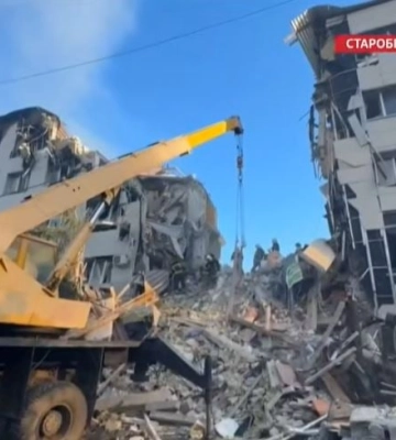 В окупованому Старобільську після удару повідомляють про загиблих та людей під завалами