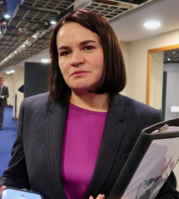 Тихановська хоче зміцнити політичну та громадську співпрацю з Україною