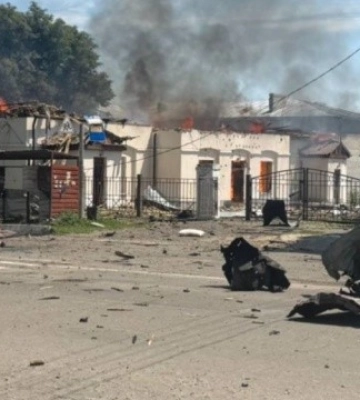 Росіяни атакували безпілотниками Балаклію, є постраждалі
