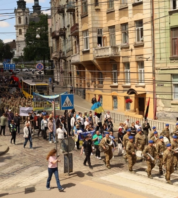 Марш пам’яті Героїв у Львові. Від пам’ятника Степану Бандері до пам’ятника Королю Данилу