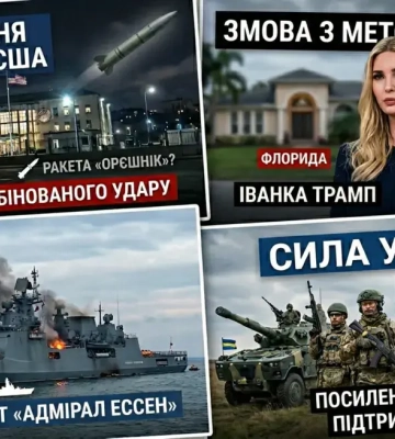 Угроза "Орешника" в Киеве, удар по фрегату в Новороссийске и покушение на дочь Трампа