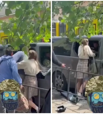 У Львові перехожі під час мобілізаційних заходів пошкодили авто ТЦК