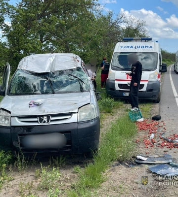 На Одещині внаслідок ДТП постраждали двоє дітей, - поліція. ФОТО