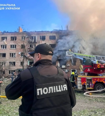 Масований удар РФ по Києву: загинула людина, понад 20 постраждалих, є значні руйнування у 8 районах. ВІДЕО+ФОТОрепортаж