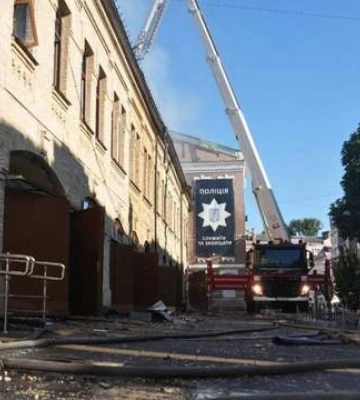 В результате атаки горели райотдел полиции и ГСЧС: операторы в подвале принимали звонки