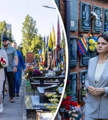 В Украину впервые прибыла лидер белорусской оппозиции Светлана Тихановская