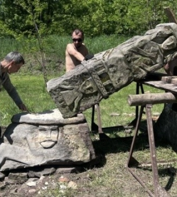 У Буші на Вінниччині розпочали відтворення давньослов’янського святилища