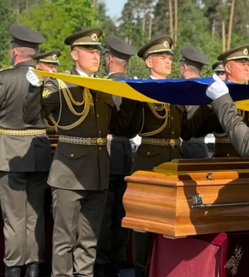 Останки лидера ОУН Мельника и его жены перезахоронили на Национальном военном мемориальном кладбище
