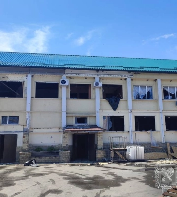 Ракетний удар по Дергачах забрав життя чоловіка, ще двоє людей поранені