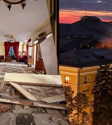 Россияне повредили историческое здание МЦКИ в центре Киева