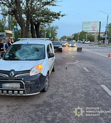 В Миколаєві п’яний водій збив чоловіка на пішохідному переході